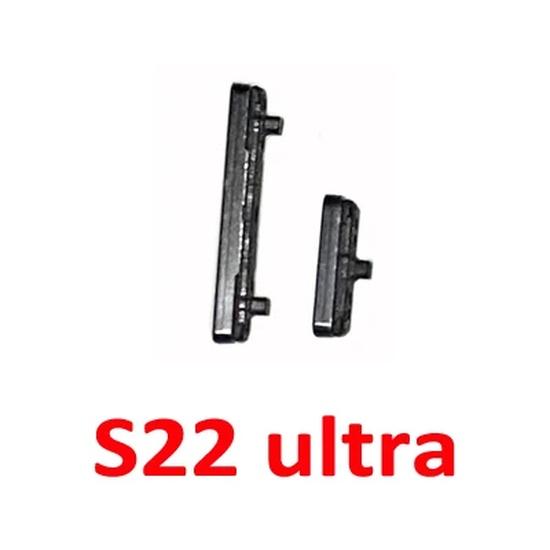 Phone New Power Volume Button For Samsung Galaxy S22 Ultra S22+ Plus Phone Housing External On Off Side Key Parts