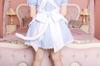 Clearstone Lyrical Palette Cosplay Halloween Gingham Cat Maid Women's Blue