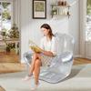 Aufblasbares Outdoor-Sofa PVC Luftstuhl Kleines aufblasbares Sofa Haushalt Auto Tragbarer Hocker Transparente Serie Stühle