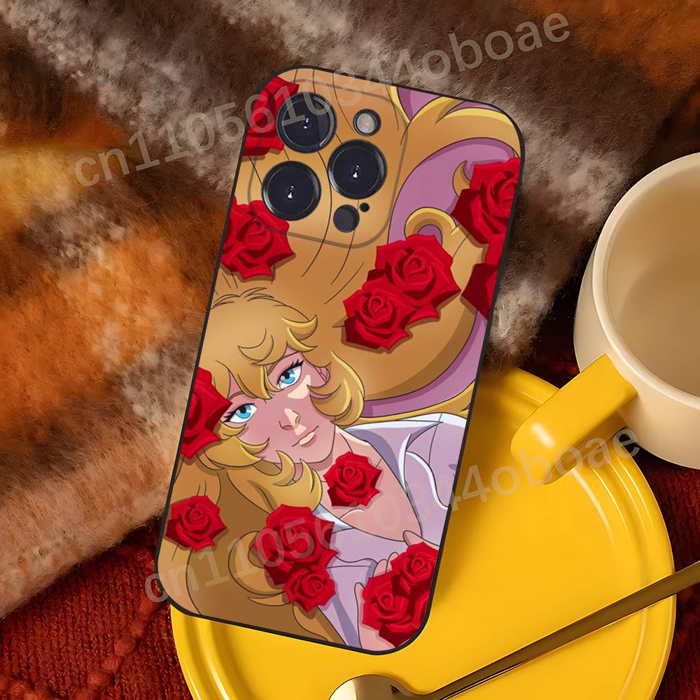 Rose of V-Versailles Lady Oscar Phone Case For iPhone 17,16,15,14,13,12,11,Pro,Max,Plus Shockproof Cover