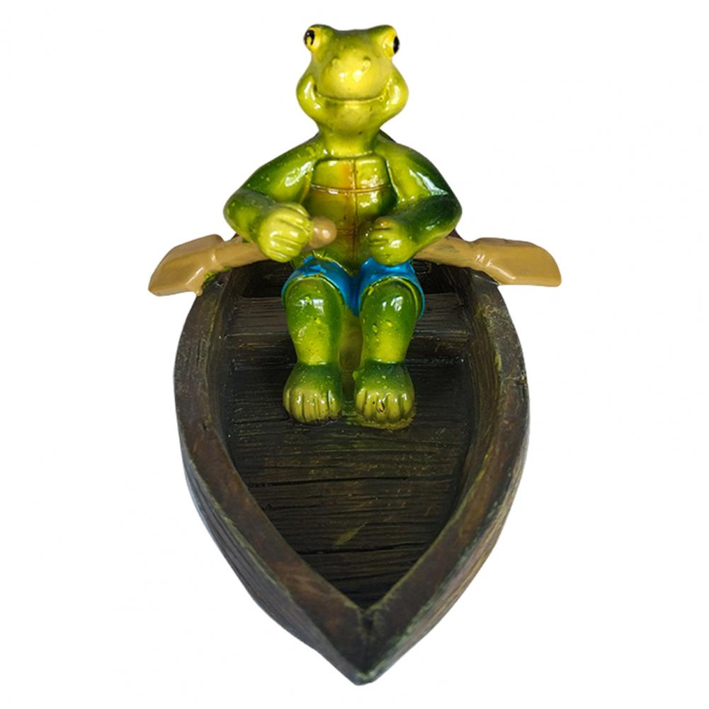 Resin Frog Garden Decoration Exquisite Frog Gift Resin Floating Frog Decoration for Outdoor Garden Pond Swimming for Balcony