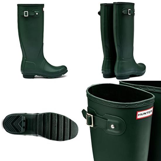 Hunter Original Tall Rain Boots WFT1000RMA UK 5 Black, (24.0cm)