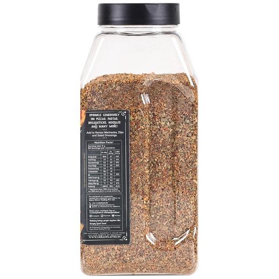 Urban Platter Pizza & Pasta Seasoning Shaker Jar, 400g / 14oz [Full of Aromatic Herbs]