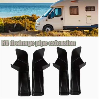 RV Roof Water Channel RV Gutter Spouts Mini Gutters for Gazebo RV Roof Drip Edge Gutter Extender Guides Rainwater Away 1pc