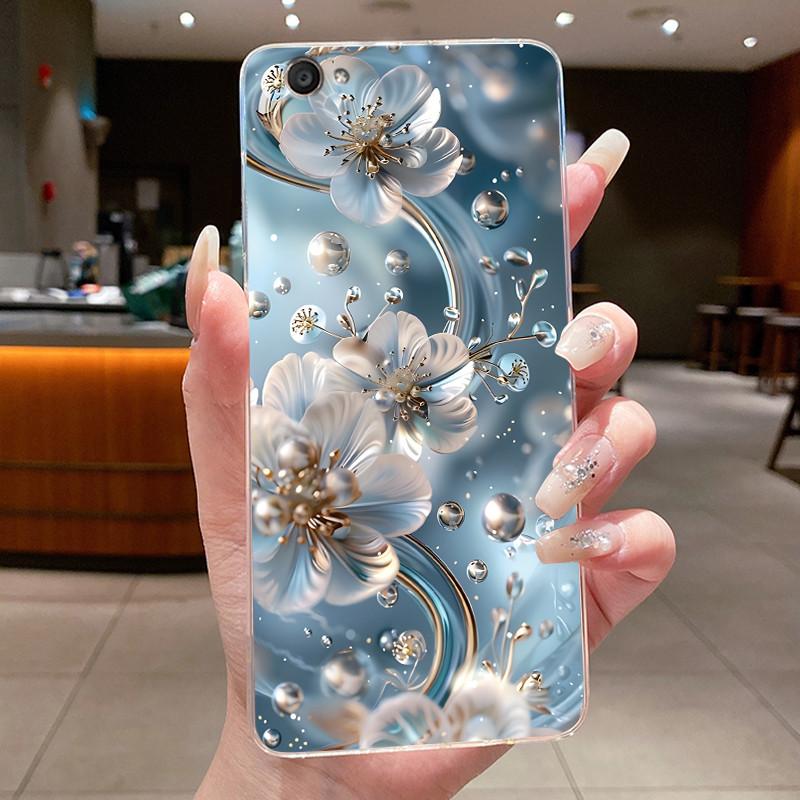 Luxury Fashion Butterfly Flowers Case For Vivo V5 Plus X9 X9s 1611 Back Cover Clear TPU Soft Silicone Phone Case Bumper Housing