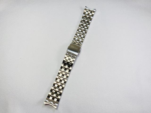 M0NB111J0 SEIKO Premier 20mm Genuine Stainless Steel Bracelet for and Other Via SNP051JC/SNP041JC/7D48-0AG0 Models. (Ships Nekoposu)