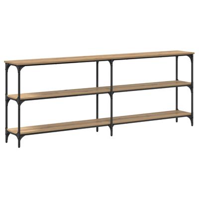 Artisan Oak Console Table 200 X 29 X 75 Cm