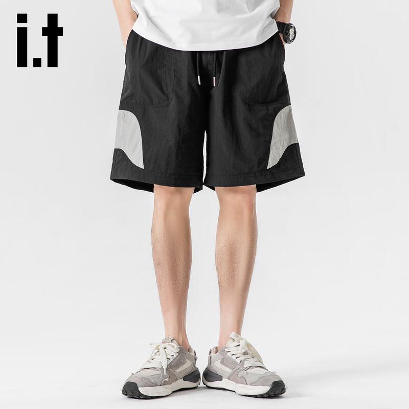 izzue it Men's Quick-Dry Ice Silk Street Casual Shorts