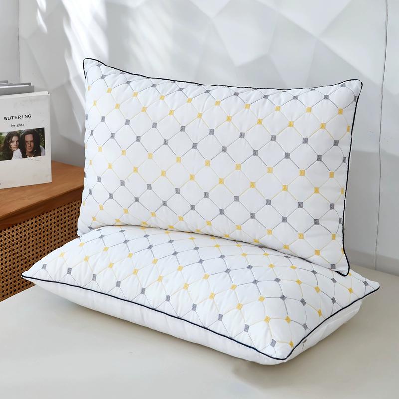 Soft Velvet Pillows-Comfortable Neck Support,Washable Moisture-Wicking Microfiber Fabric,All-Season Bedroom & Living Room Decor