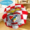 Custom Name Umbrella Benfica Football Crest Umbrella 8-Frame for Travel, Camping, Casual Lightweight Portable, Essential for Family Gifts