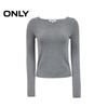 Only Women's Elegant Slim Fit Solid Knit Sweater