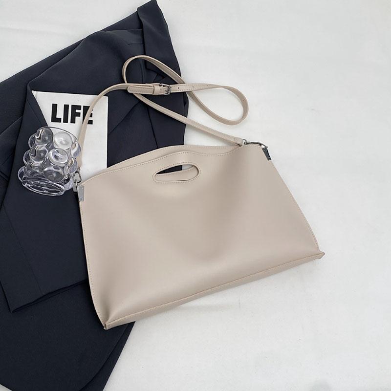 All-Matching Large Capacity Handbag For Women  New Fashion Shoulder Bag PU Leather High-End Texture Briefcase Crossbody Pack