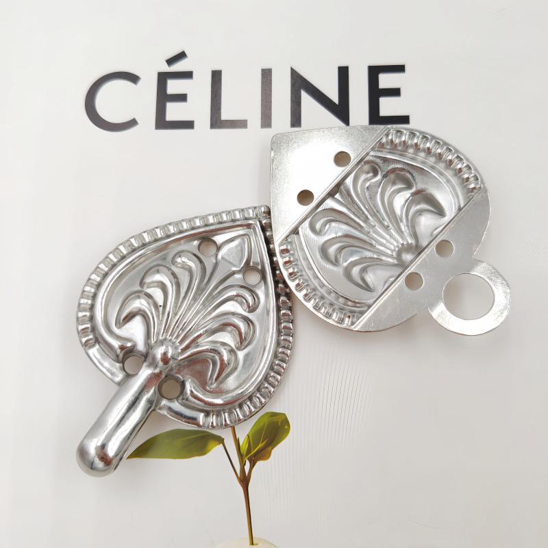 Chinese Retro Floral Metal Buckle Cardigan Qipao Buttons - DIY Clothing Accessories