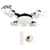 Ceiling Fan with Light 3/4/5 Blade & Remote Control, 2-in-1 Silent LED Drone Bedroom Foldable Blades, 3-Speed Dimmable E27 Socket for Kitchen Compact