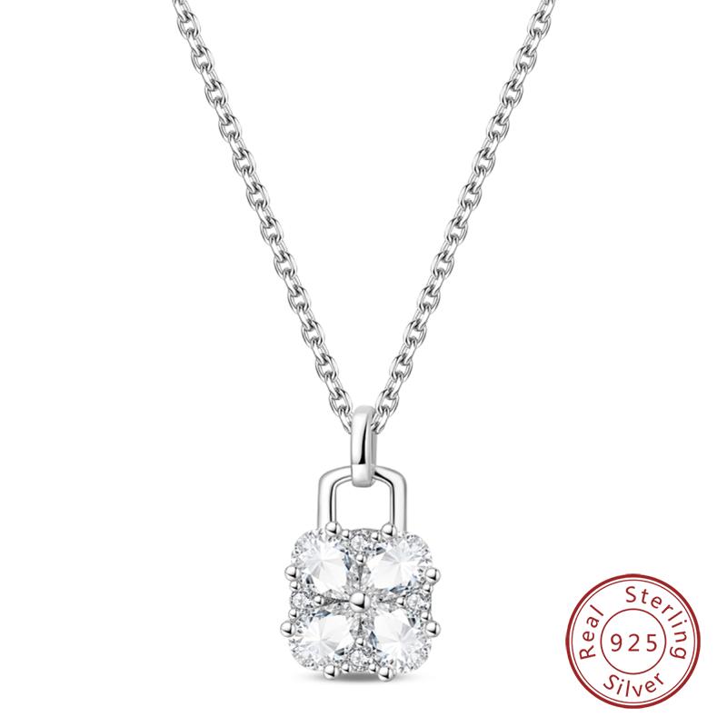 Necklace 925 Silver Cross Moonlight Guardian Dreamcatcher Necklace For Women Fashion Birthday Anniversary Jewelry Gifts