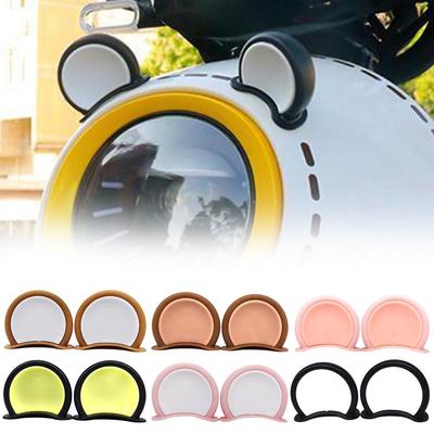 Universal Motorcycle Helmet Decoration Accessories Motorcycle Decor Horns Ears Outdoor Helmet Devil's 2pcs Sport Accessorie H4U1