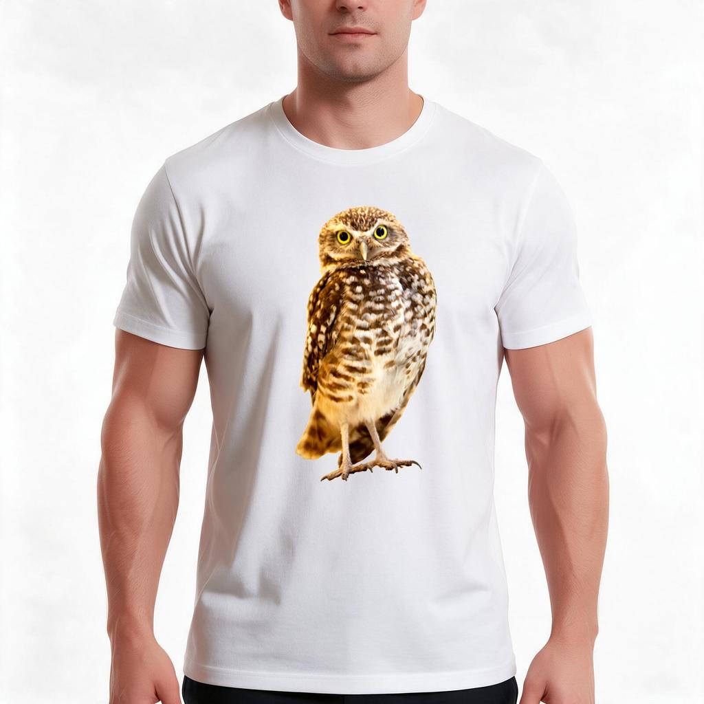 Cute Owl Tshirt Summer Casual Cotton Tee Oversized Streetwear Tops Vintage Graphic Print Loose Fit Short Sleeve