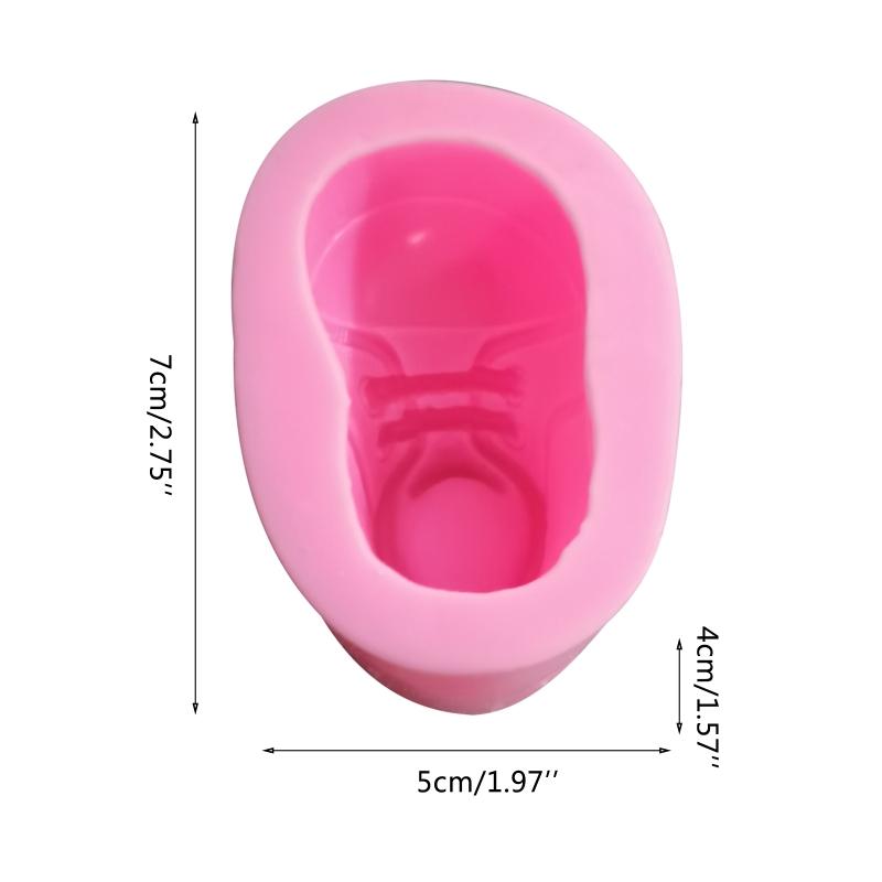 Fondant Moulds Cake Gadget Baby Shoe Shape Silicones Cake Molds Fondant Chocolate 3D Mould Cake Decorating for Baking