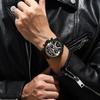CURREN Modische Herrenuhr Luxusmarke Herren Multifunktions-Sportuhr Lederarmband Wasserdichte Quarz-Uhr Geschenk für Männer