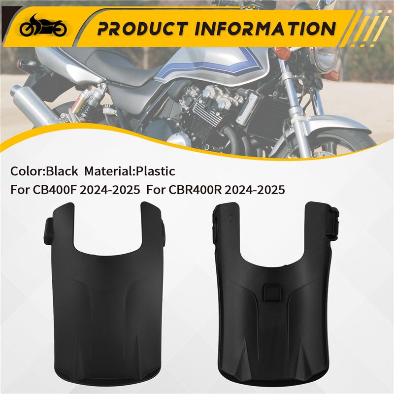 

Motorcycle Front Mudguard Fender Rear Extender Extension For Honda CB400 F CBR400R 2024-2025 Accessories