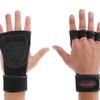 Fitness Gloves Pull Up Deadlift Wrist Straps Mesh Five-Finger Non-Slip Breathable Gym Palm Protector