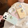 Fresh Strawberry Fabric Apple 17 Mobile Phone Case Iphone16pro Three-dimensional Ins Wind 14 Soft 13 Suitable for 15 Niche