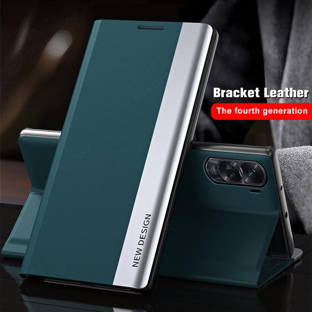 

Магнитный чехол с кожаным покрытием для Honor 90 Lite Magic 5 Lite X8 X9A X7 Funda для Huawei P30 Lite P40 Pro MATE 20 30 40, откидной чехол для телефона с подставкой