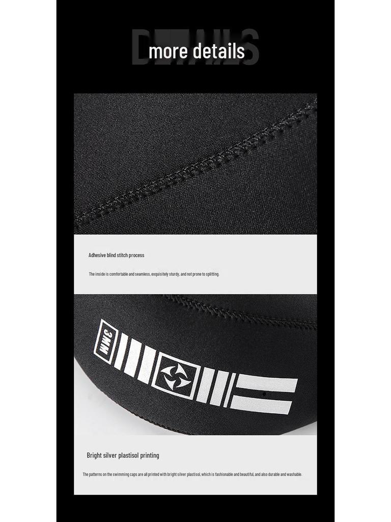 New 3MM Thickened Warm Diving Cap for Men and Women - Winter Swim, Snorkeling, Surfing, Sun Protection, Wetsuit Hood, Facekini.