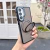 KEYSION Custodia Magnetica Traslucida Opaca per Telefono per Samsung Galaxy S25 S26 Ultra 5G S26+ Supporto ad Anello Rotante a 360° Copertura Antiurto