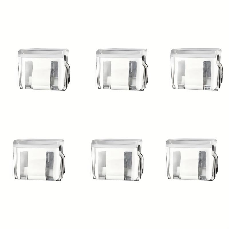 

6pcs heavy-duty sliding window lock, screen fixing clip, window rail fixing safety clip, screen window and door safety plug