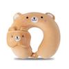 Tri-polar Cartoon U-shaped Travel Neck Pillow