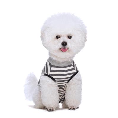 Pet Striped Clothes Thin VIP Bibi Bear Teddy Dog Full Package Four Legs Clothes