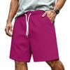 Pantaloncini da uomo basic con coulisse, vestibilità ampia, casual, sportivi, estivi, con elastico regolabile in vita e tasche laterali, per l'uso quotidiano