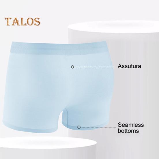 Menn Bokser Undertøy Middels høyde Ensfarvet Is Silke Shorts Truser Ultratynn Pustende Sømløs Sommer Undertøy