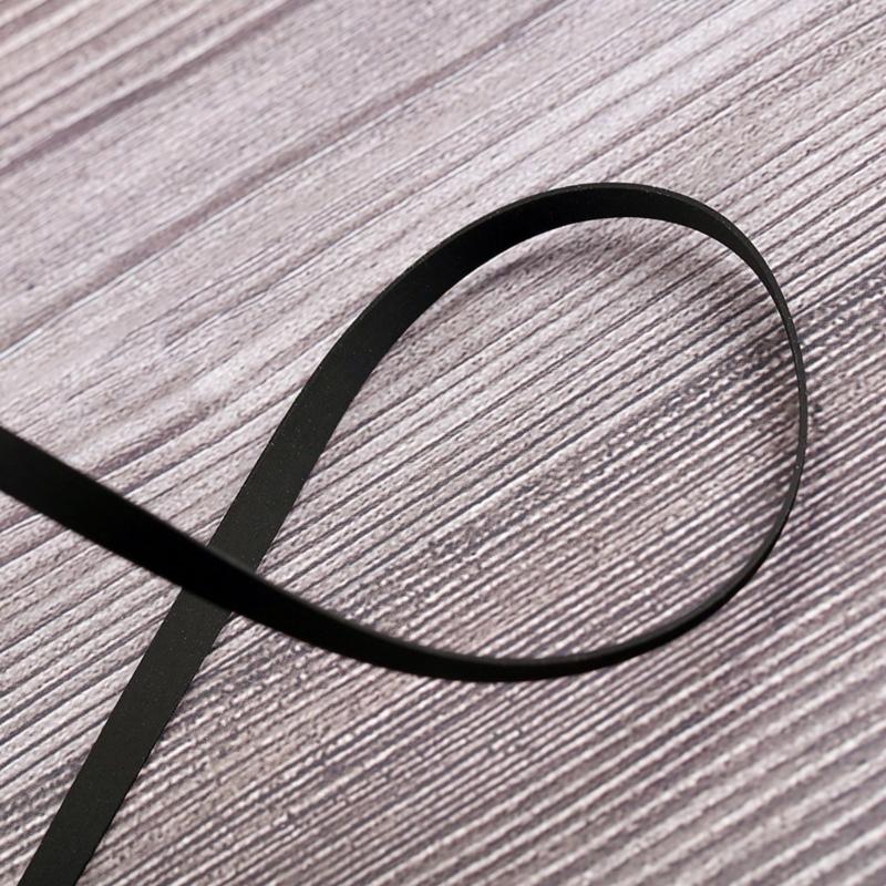 Stable Rubber Drive Belt Black Rubber Record Player Belt with Good Elasticities for Record Player Acoustic Equipment
