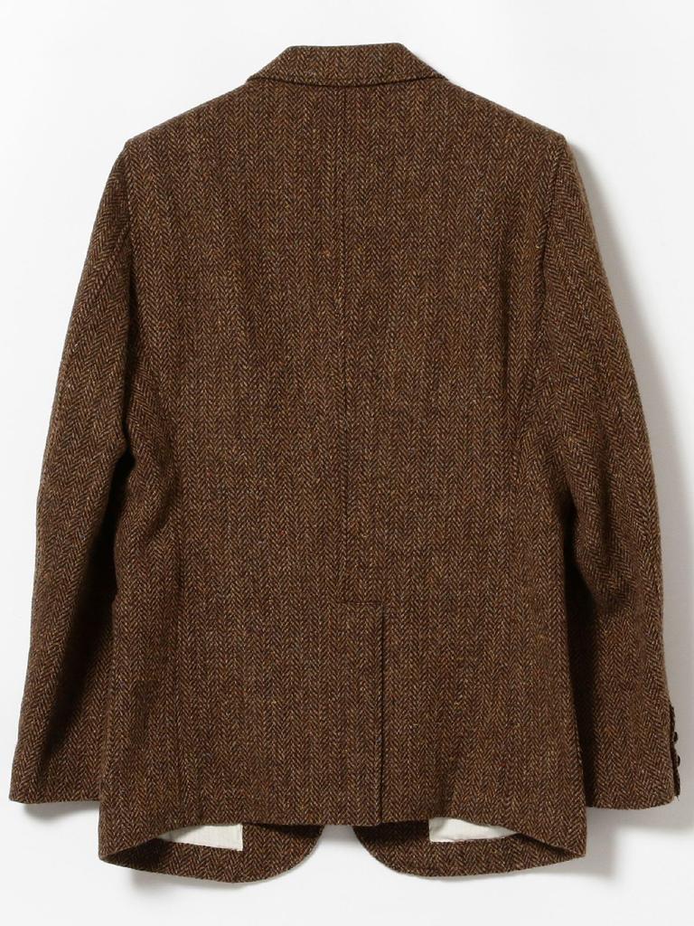 Beams Plus Harris Tweed 3B Size 38160111803 Jacket, Men's, LT.BROWN_HB, L,