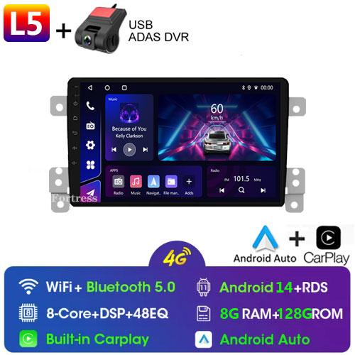 Android 10 Car Radio for Suzuki Grand Vitara 3 2005 2012 2013 2014 2015 Multimedia Player Navigation GPS 2 Din Stereo DVD