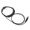 Auriculares U94 con control de garganta y PTT, reducción de ruido de 7,1 mm, auriculares walkie talkie ajustables con PTT