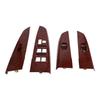 Car Window Lift Switch Cover Set Of 4 Pieces 74231-0K170 For Toyota Hilux Fortuner VIGO 2004- 2015 Door Armrest Upper Panel Trim