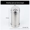 SIFAR Stainless Steel Rotating Lid Spice Shaker Set