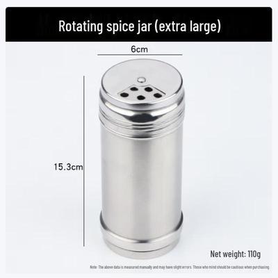 SIFAR Stainless Steel Spice Shaker Jars