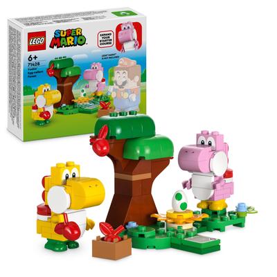 LEGO Super Mario In the Forest Yoshi and Egg Toy Present Birthday Block Educational Christmas Children 6 Years Mario Goods Game 71428