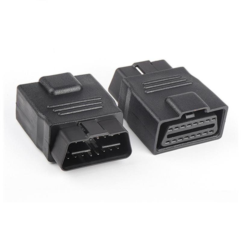 A58X-Male To Female 16Pin Plug Suitable For ELM327 OBD2 Car Tester Adapter OBD 2 Socket Car Extension Plug
