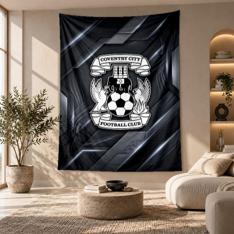 Decorative Tapestry,Coventry City Football Printed Wall Art, Lightweight Wall Hanging For Bedroom Background