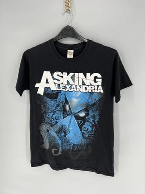Asking Alexandria T-shirt Asking Alexandria Retro Style Black Unisex KH14167