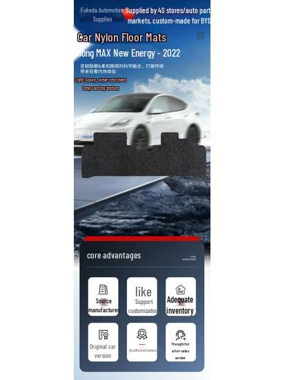 BYD Song MAX New Energy 2022 Model Driver and Passenger Floor Mats