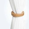 Strong Magnetic Magnetic Curtain Buckle Rotating Design Light Luxury Wooden Curtain Tieback No Punching Durable Wood
