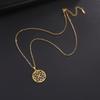 Cazador Stainless Steel Mandala Flower of Life Pendant Necklace for Women Gift  Lotus Neck Chain Amulet Jewelry Wholesale