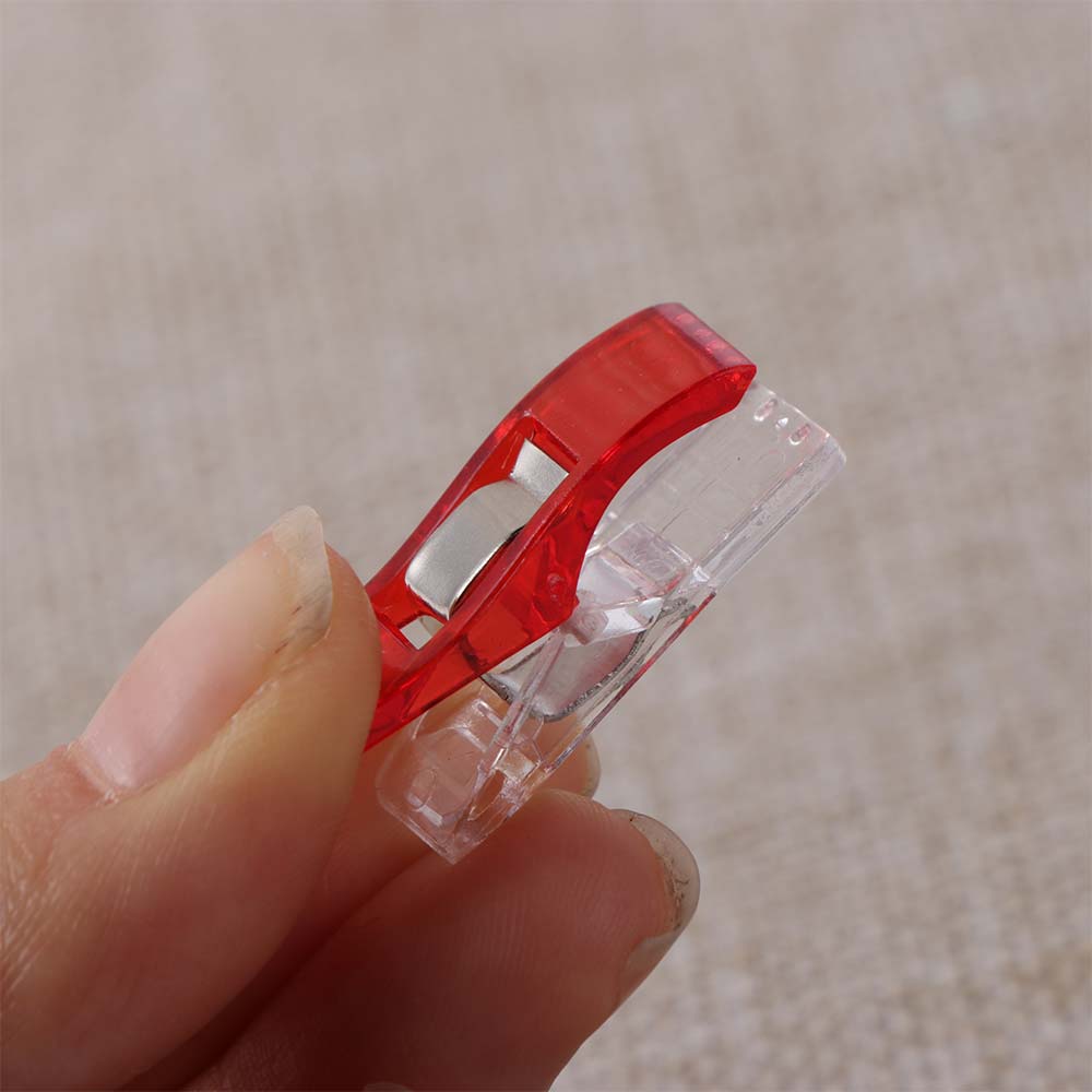 30PCS Plastic Fabric Clips Assorted Colors Crocheting Clips Sewing Clips  Quilting Supplies