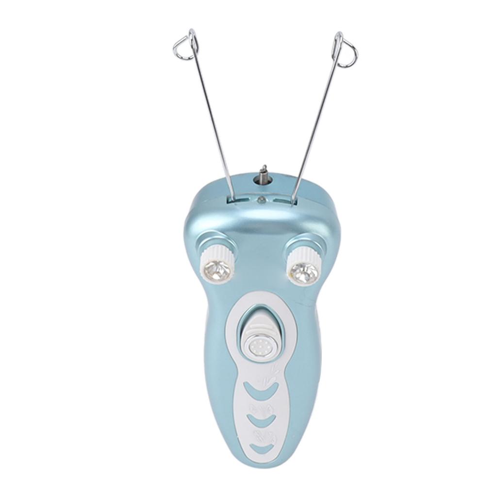 Electric Facial Threading Epilator Hair Removal Gentle Rechargeable Battery Facial Hair Remover
